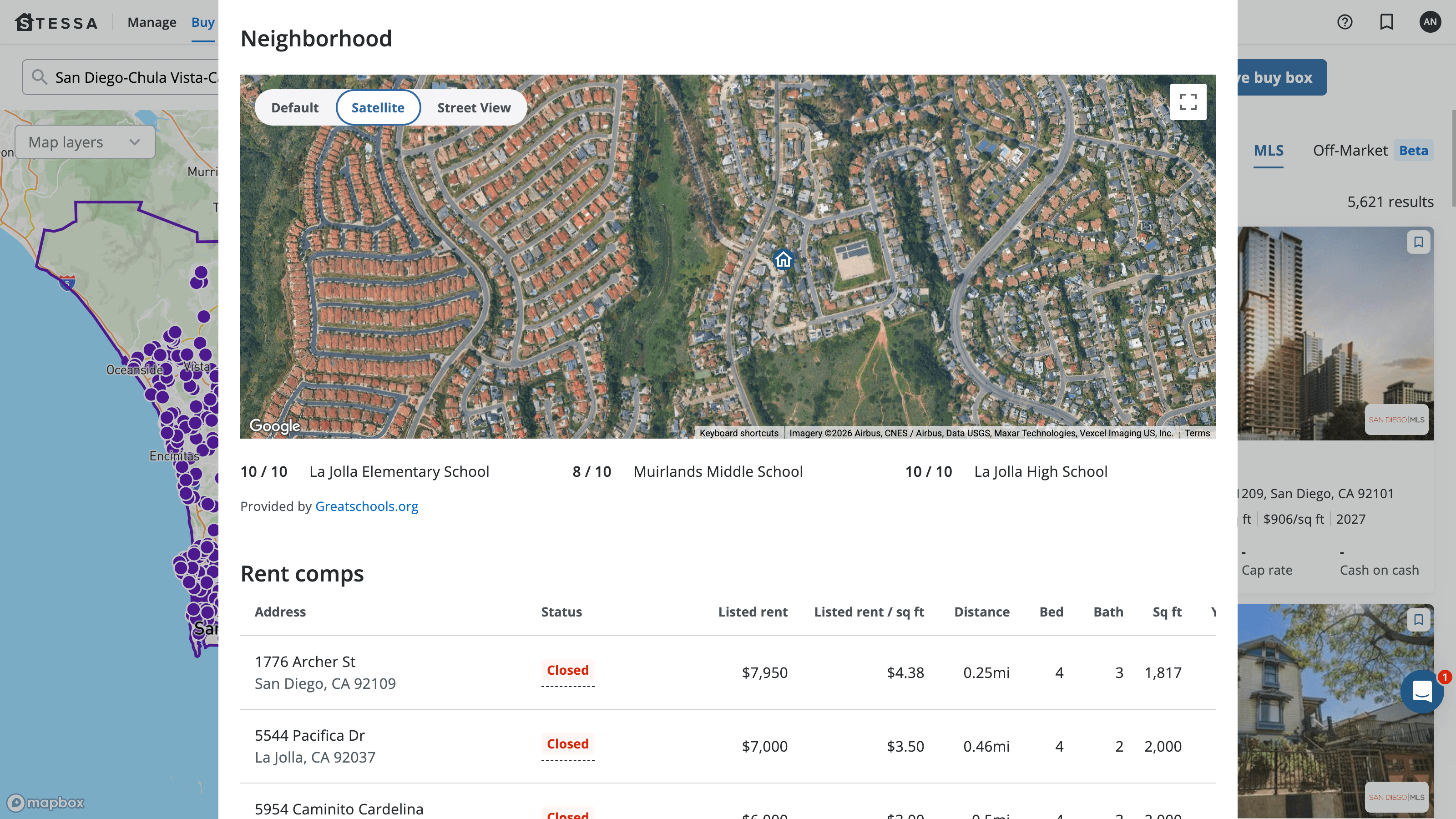 Google Maps neighborhood integration